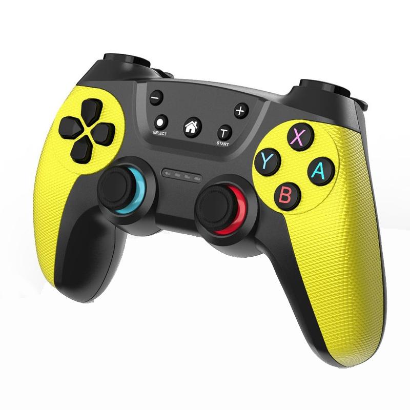 Wireless Bluetooth Game Controller for Switch Pro Pc and Android with Vibration Wake-up - Elegant Silver