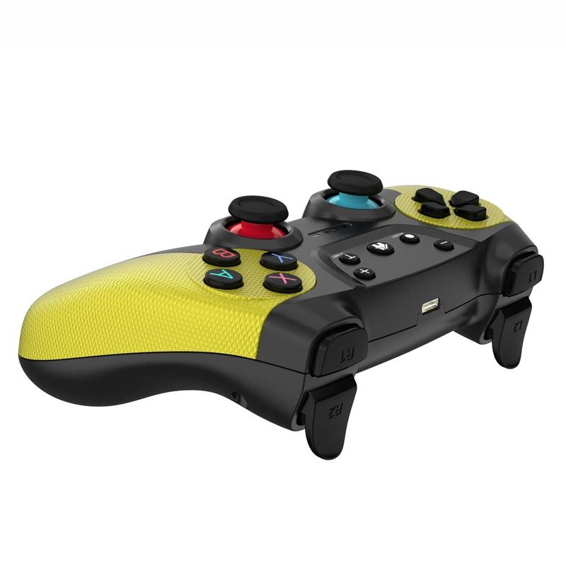 Wireless Bluetooth Game Controller for Switch Pro Pc and Android with Vibration Wake-up - Elegant Silver