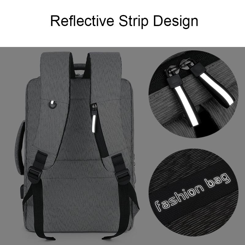 Large-capacity Laptop Backpack with Usb Charging - Ideal for Business Commuters - Blue