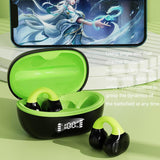 Wireless Clip-on Earphones with Charging Case - White + Gray - Extra Image