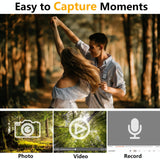 1080P Mini Action Cam For Sport Dv Video Recording 0.96 Inch Pocket Camera - Black - Rear View