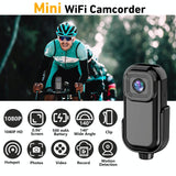 1080P Mini Action Cam For Sport Dv Video Recording 0.96 Inch Pocket Camera - Black - Low Angle