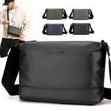 Lightweight Men Shoulder Bag For Commuting - Gray - Side View