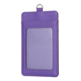 Vertical Id Card Bag & Lanyard - Pink