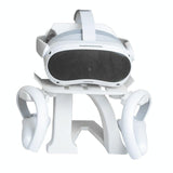 Universal Vr Headset Stand for Meta Quest 2 - Display your Device - White - 45-Degree Angle