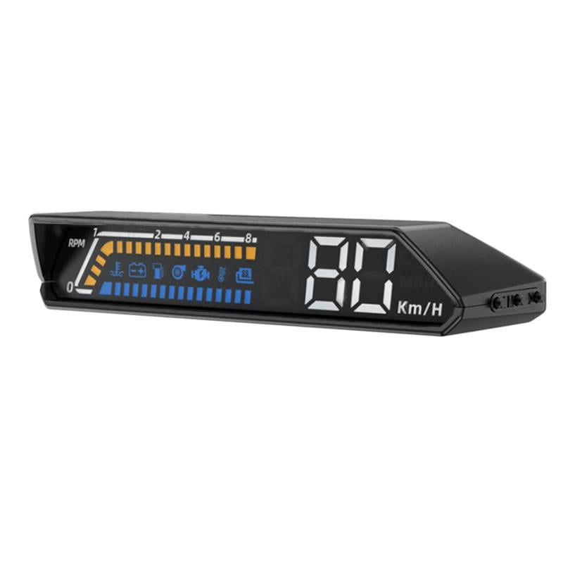 Vehicle Obd Head Up Display Multi Function Instrument For Oil Temp & Gearbox Monitoring - S101