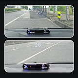 Vehicle Obd Head Up Display Multi Function Instrument For Oil Temp & Gearbox Monitoring - S101 - 45-Degree Angle