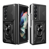 For Samsung Galaxy Z Fold4 5G Tpu Pc Case With Sliding Camera Cover - Rose Gold - Extra Image
