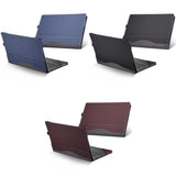 Protective Laptop Case for Hp Envy X360 15 Leather - Black - Side View