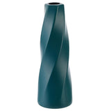 Minimalist Living Room Dried Flower Vase Decor - Sea Blue - Front View