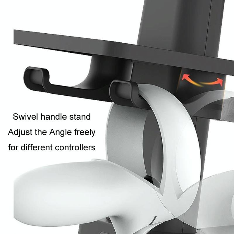 Universal Vr Headset Handle Bracket - Compatible with Pico4 Meta Quest Rift s Htc - White