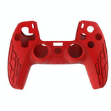 Thickened Non-slip Silicone Case for Ps5 Gamepad - Protective Cover - Red