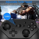 Wireless Game Handle for Nintendo Switch Lite - Tooth Design - Blue - 45-Degree Angle