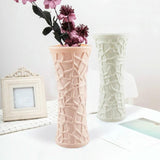 Hydroponic Vase for Dry and Wet Flower Arrangements - Pink - 45-Degree Angle