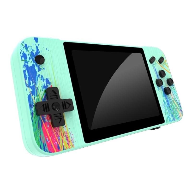 800 Built-In Games G3 Macaron Handheld Game Console With 3.5 Screen - Grey