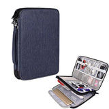 Waterproof Multi-function Storage Bag for Digital Accessories - l - Black
