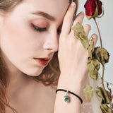 925 Sterling Silver Surprise Love Pendant For Diy Bracelets & Necklaces - Red - Close-Up Angle