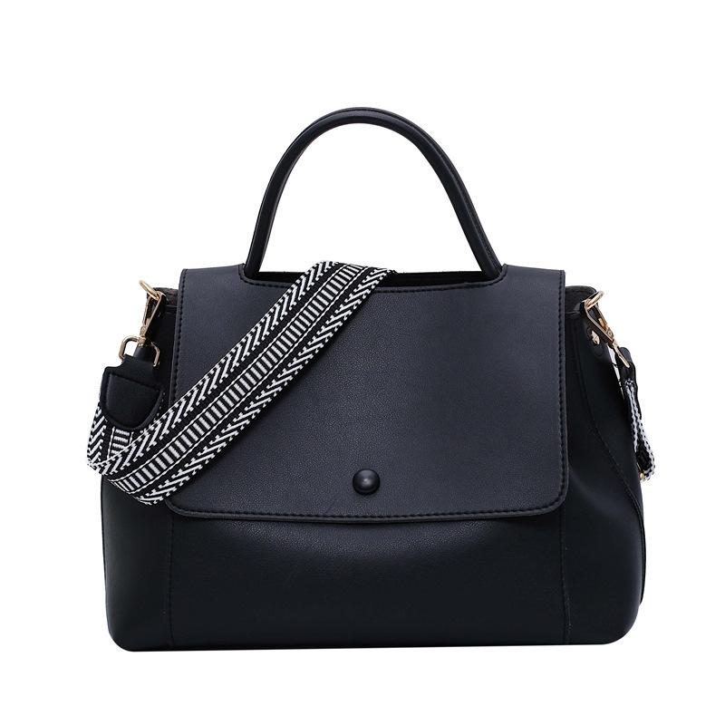 Versatile Autumn / Winter Shoulder Bag For Women - Black
