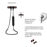 Wireless Bluetooth Sport Earbuds with Mic - Moreblue S07 - Gold - Top-Down View