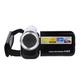 16Mp Digital Camera For Photos And Videos - Black - Side View