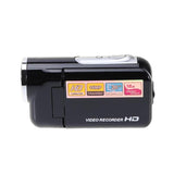 16Mp Digital Camera For Photos And Videos - Black - Top-Down View