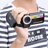 16Mp Digital Camera For Photos And Videos - Black - Rear View