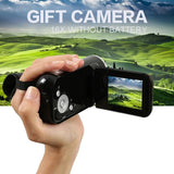 16Mp Digital Camera For Photos And Videos - Black - Close-Up Angle