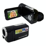 16Mp Digital Camera For Photos And Videos - Black - Low Angle