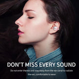 Ultra-light Wireless Bluetooth Earphones - Yx08 Stereo V5.0 - Pink - Close-Up Angle