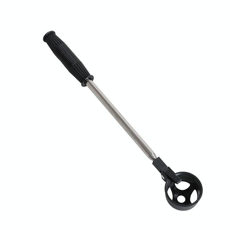 Foldable Golf Ball Picker with Stainless Steel Rod - 8 Sections - Orange