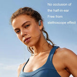 Wireless Noise-cancelling Bluetooth Earbuds with Led Display - Blue - Extra Image