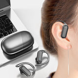 Wireless Noise-cancelling Bluetooth Earbuds with Led Display - Blue - Extra Image