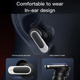 Wireless Anc Bluetooth Earphones with Touch Screen and Active Noise Reduction - Black