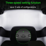 Customizable Dual Back Clip for Ps5 - White Diy Kit - Low Angle