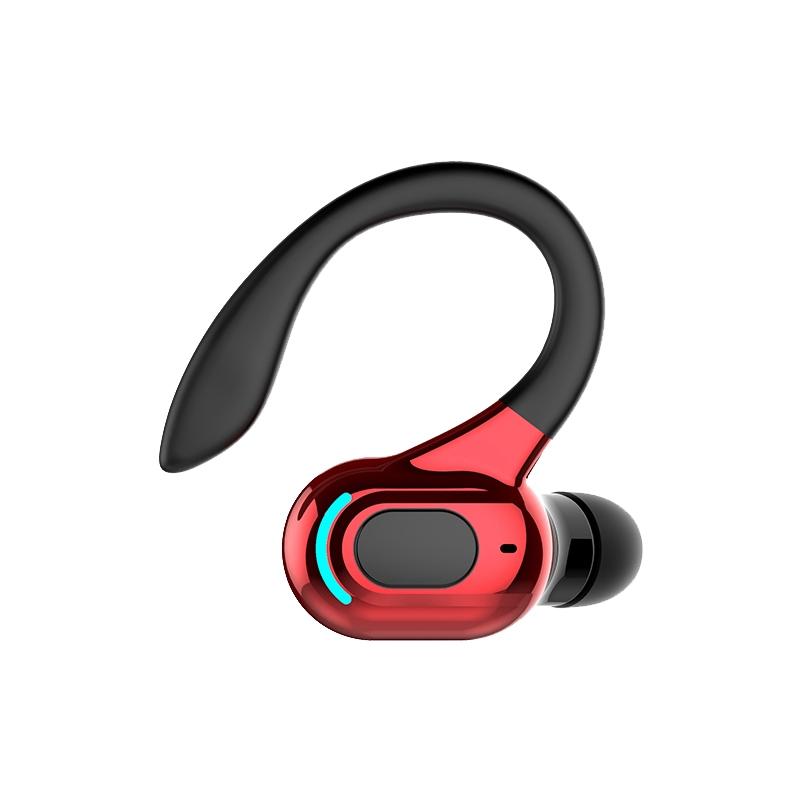 Wireless Sports Earphones - F8 Bluetooth 5.1 Ear-mounted Stereo - White