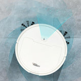 3-in-1 Smart Vacuum Cleaner Robot - Rechargeable Multifunctional Dry / Wet - White