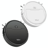 3-in-1 Smart Vacuum Cleaner Robot - Rechargeable Multifunctional Dry / Wet - White - Rear View
