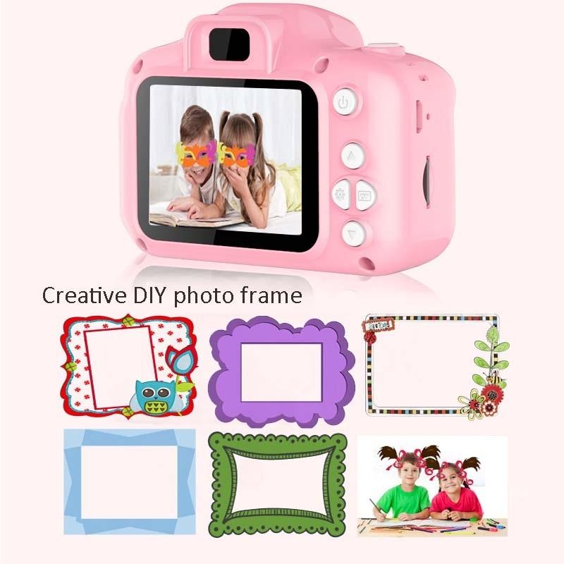 Portable 8.0mp Hd Children's Digital Camera with 2.0 Screen - Pink