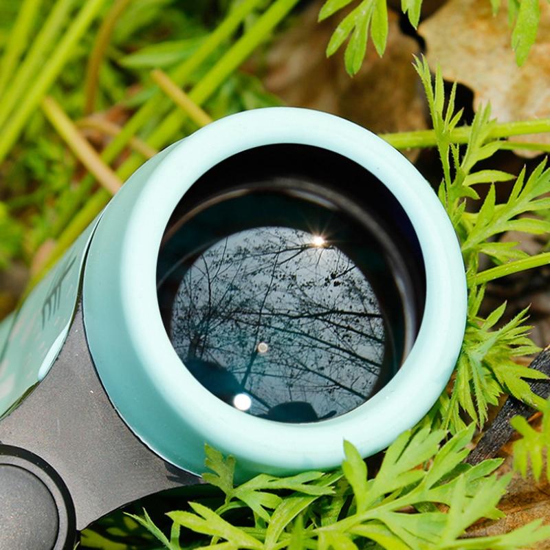 Children's Bird Watching Binoculars - 4x30 Perfect Gift - Rain Season Blue