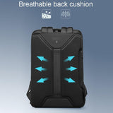 Versatile Laptop Backpack for Travel and Business - Gray - Close-Up Angle