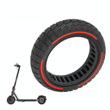 Colourful 2.5-7 Inch Honeycomb Tires for Xiaomi Scooter 4 / 4 Pro - Off-road Flick Design - Yellow