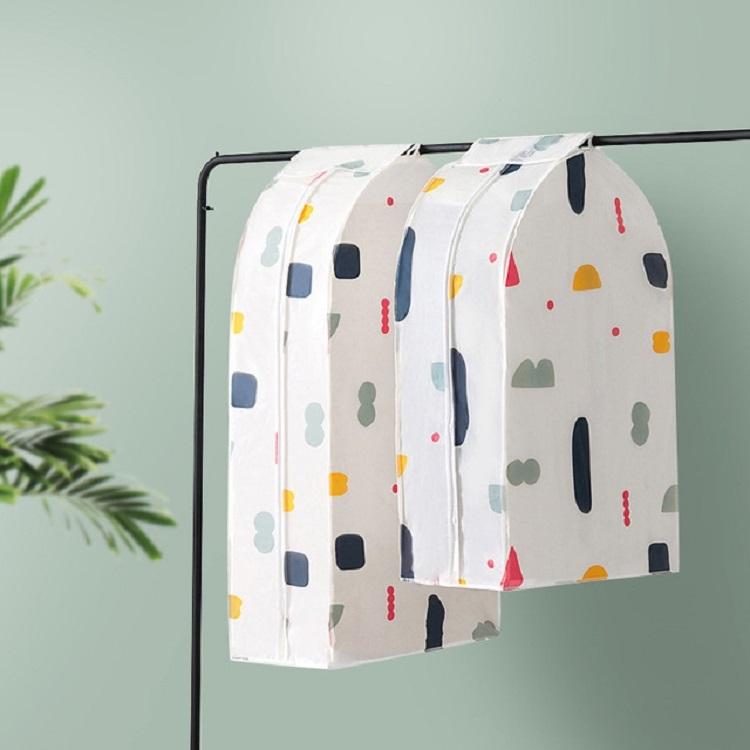 Small 3d Hanger Pocket Wardrobe with Dust Cover - Flowers