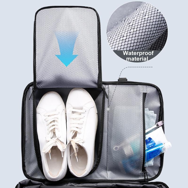 Large Capacity Men Shoulder Backpack - Blue