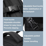 Large Capacity Men Shoulder Backpack - Blue - Extra Image