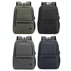 Men Usb Backpack with Charging Port - Grey