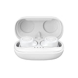 True Wireless Bluetooth Earphones with Charging Box - 5.0 - White - Front View