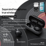 True Wireless Bluetooth Earphones with Charging Box - 5.0 - White - 45-Degree Angle