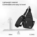Men Oxford Cloth Chest Bag Casual Crossbody Shoulder Backpack - Green - Extra Image