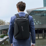 Water Resistant Anti Theft Laptop Backpack With Usb Port - Gray