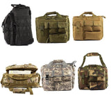 Waterproof Outdoor Messenger Bag For Sports & Cycling - Army Green - Side View